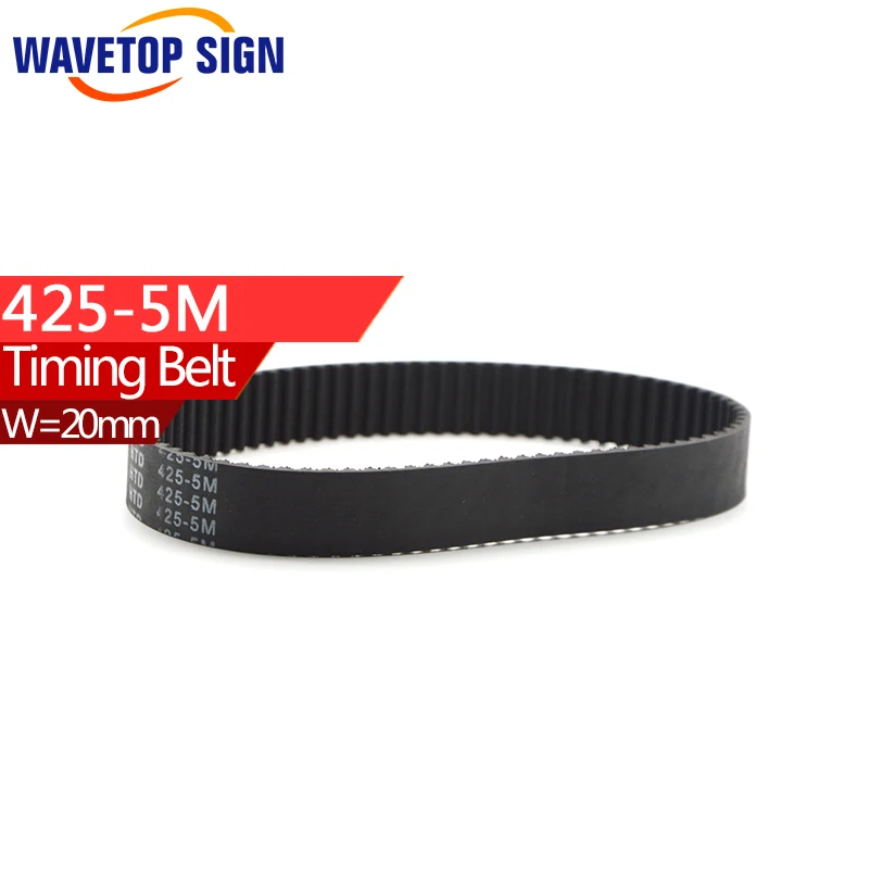 Rubber timing belts HTD 5M 425 industrial timing belt length 425mm