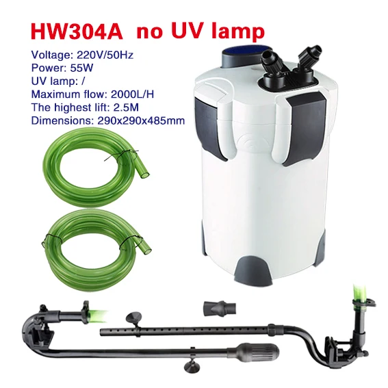 SUNSUN аквариумный фильтр HW302/HW303A/B/HW304A/B серии аквариумный фильтр с УФ лампой 220 В/50 Гц для среднего аквариума - Цвет: HW304A