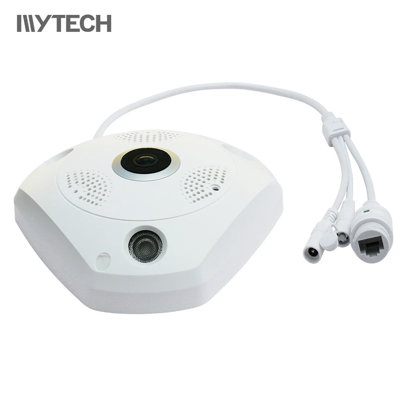 

MYTECH 3.0MP HD 360 Degree Fisheye VR IP Camera Wireless Panorama Security CCTV Camera with Night Vision Two Way Audio