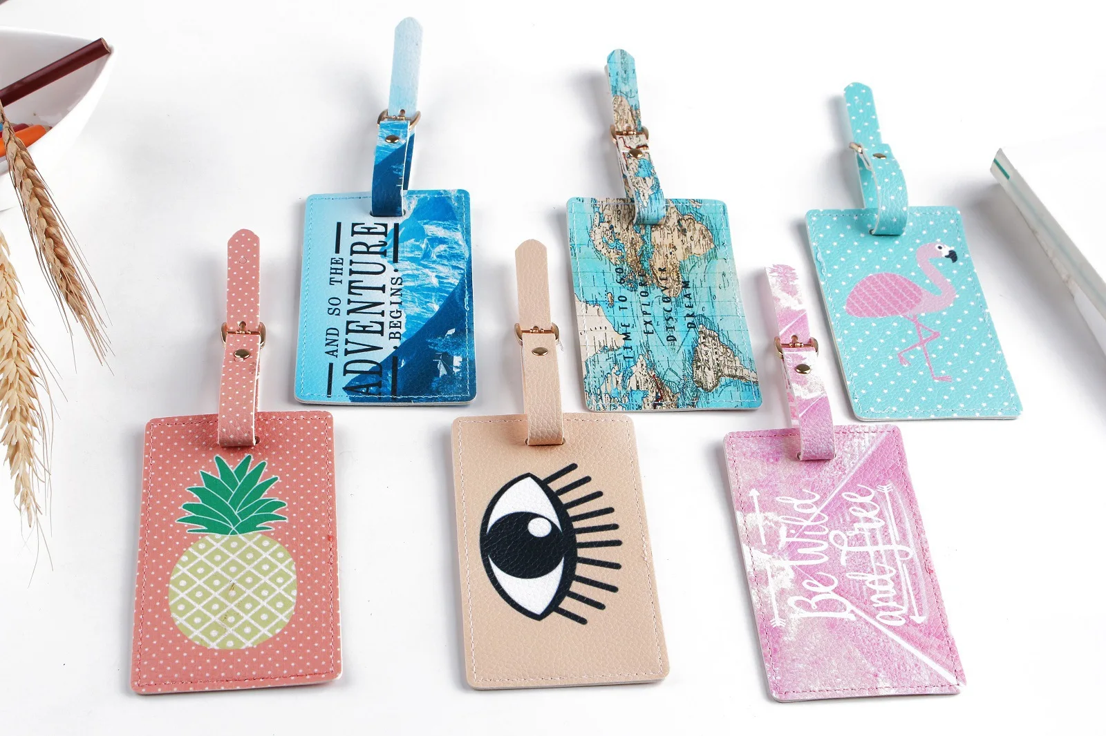 

Flamingo Map Luggage Tags Travel Accessories for Travel Travel Luggage Cover Travel Bag