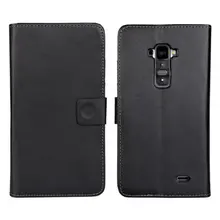 Funda de teléfono para LG G Flex negro PU cuero cartera soporte funda para LG G Flex D958