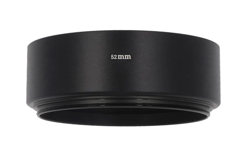 Metal Standard Lens Hood 49mm 52mm 58mm 55mm 62mm 67mm 72mm 77mm Screw-in Mount Lens Protector for Canon Nikon Sony Camera (4)