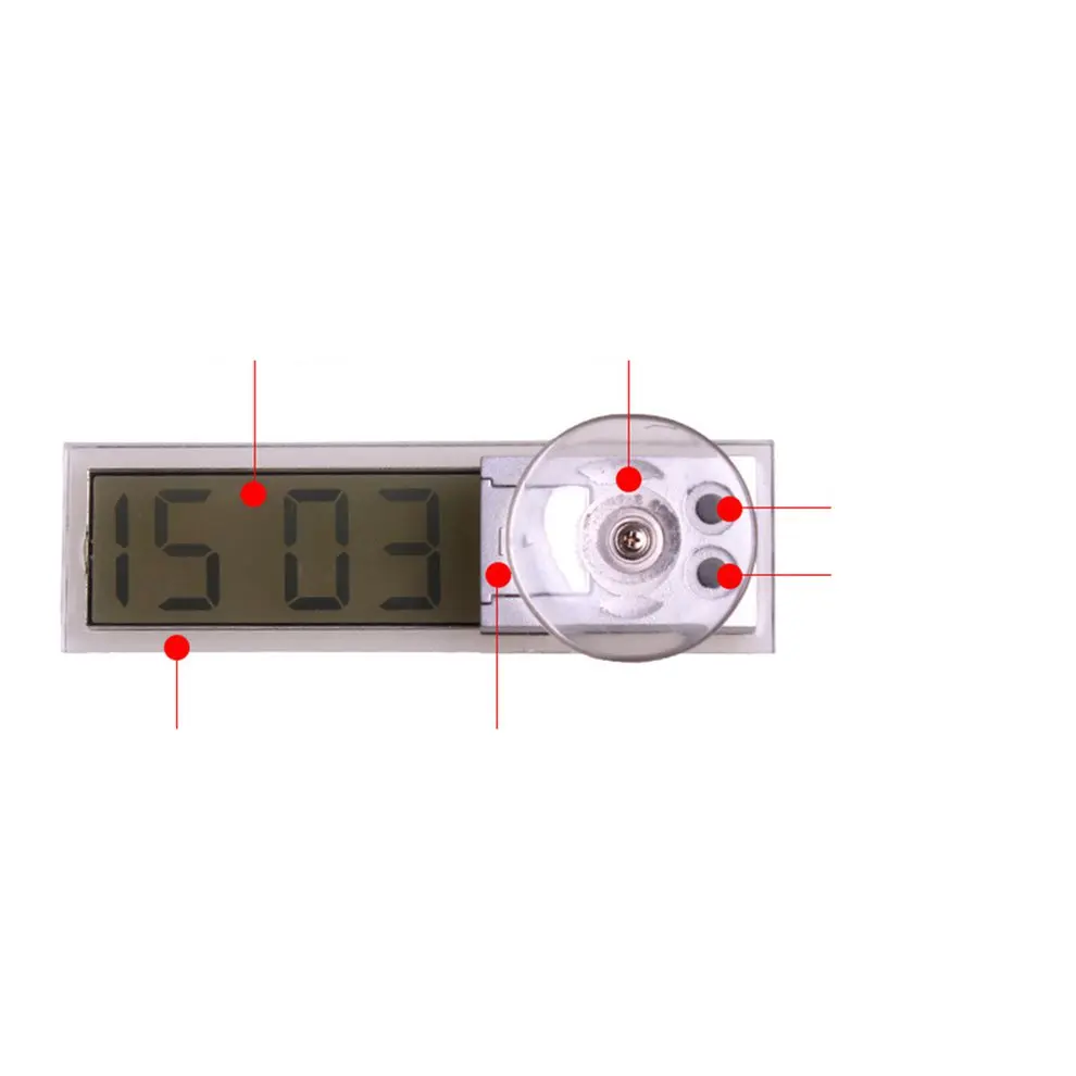 Creative Suck Clock for Car chuck type electronic clock automotive digital table transparent LCD clock Drop shipping Creative Suck Clock for Car chuck type electronic clock automotive digital table transparent LCD clock Drop shipping