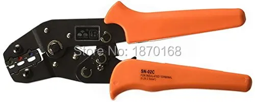 

Antislip Grip Ratchet Crimping Crimper Pliers Cable Stripper SN-02C
