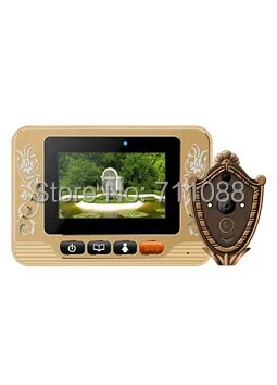 

Digital smart peephole door viewer 0.3MP camera photo&video 3.7 TFT LCD touch screen with GSM/MMS function three modes