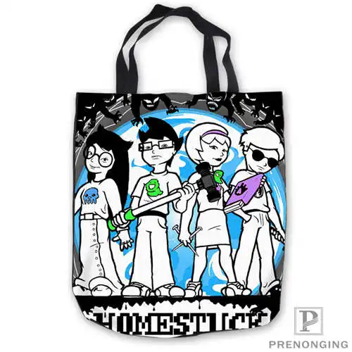 

Custom Canvas homestuck-adventure-ToteBags Hand Bags Shopping Bag Casual Beach HandBags Foldable 180713-06-13