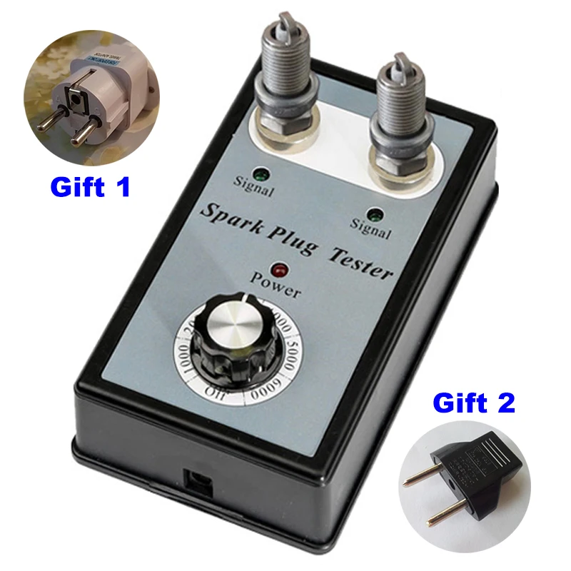 Car Spark Plug Tester with Adjustable Double Hole Detector Ignition