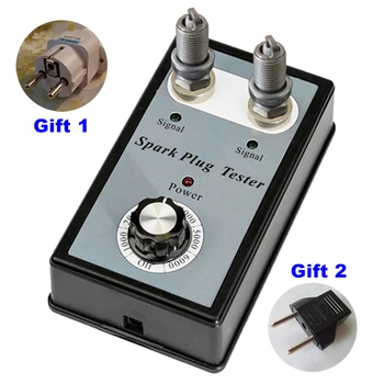 

Car Spark Plug Tester with Adjustable Double Hole Detector Ignition Plug Analyzer 12V Diagnostic Tool Gasoline Ignition Tester