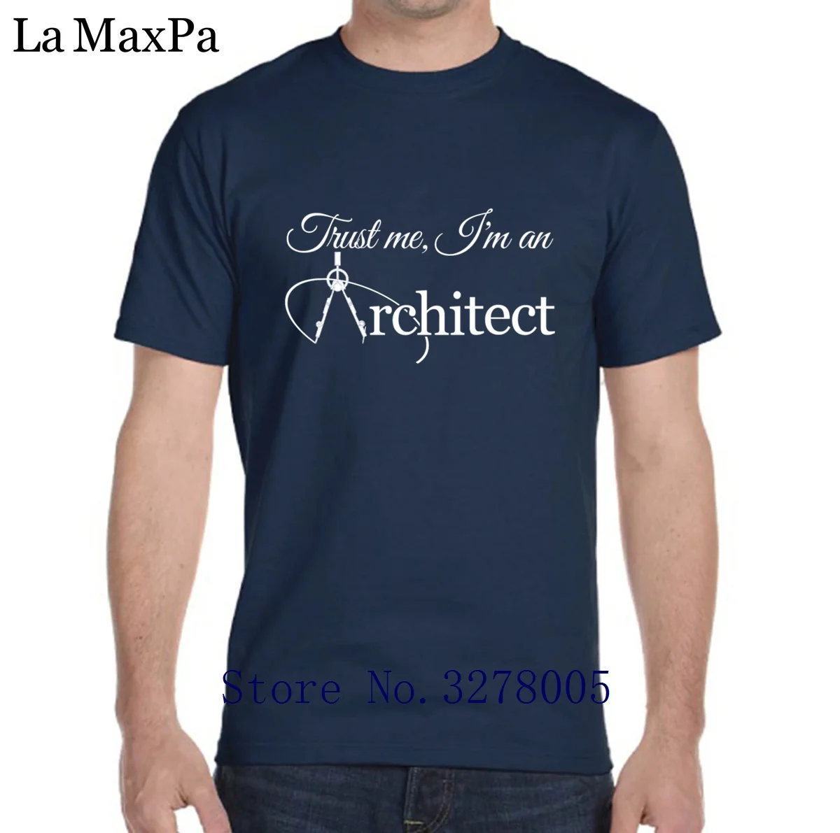 Футболка на заказ повседневная одежда Trust Me I'm An Architect Мужская футболка Kawaii 100%