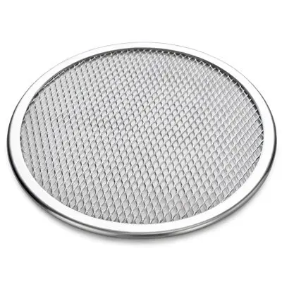 

High quality 6" Seamless Rim Aluminium Mesh Pizza Screen Baking Tray Pizza Screen Net Cookware Bakeware Baking Tool Pizza Tool