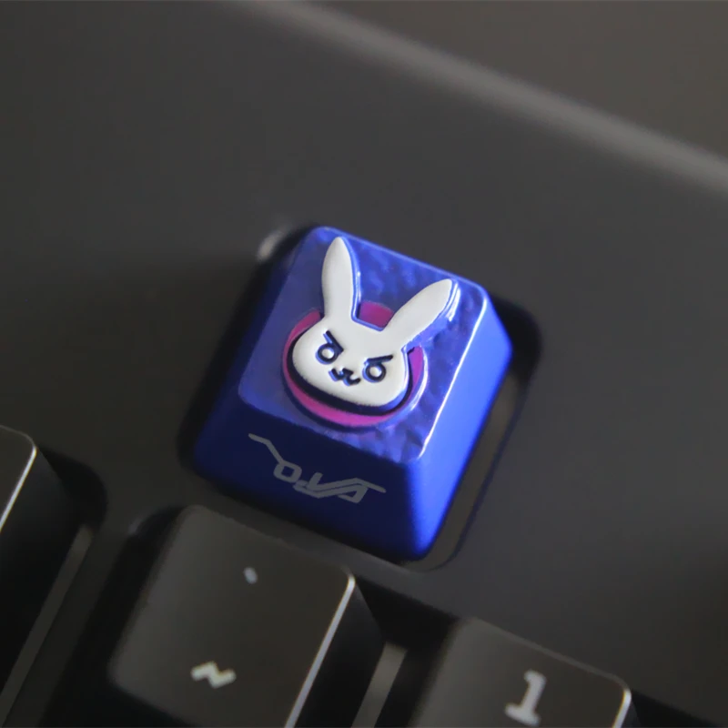 

1 pcs DVA Overwatch Zinc-aluminum mechanical keyboard keycaps for personalization, for PC mechanical keyboard R4 height