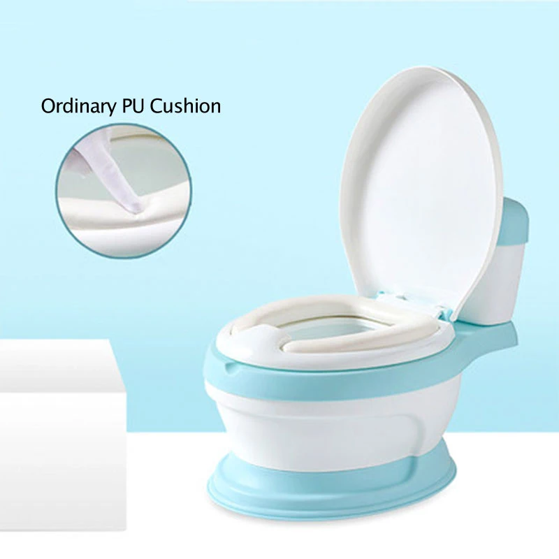 New Portable Toilet Potty Training Seat Children's Potty Toilet Seat Infantil Baby Pot For Kids Boys Babies Urinal For Nursery - Цвет: baby pot blue