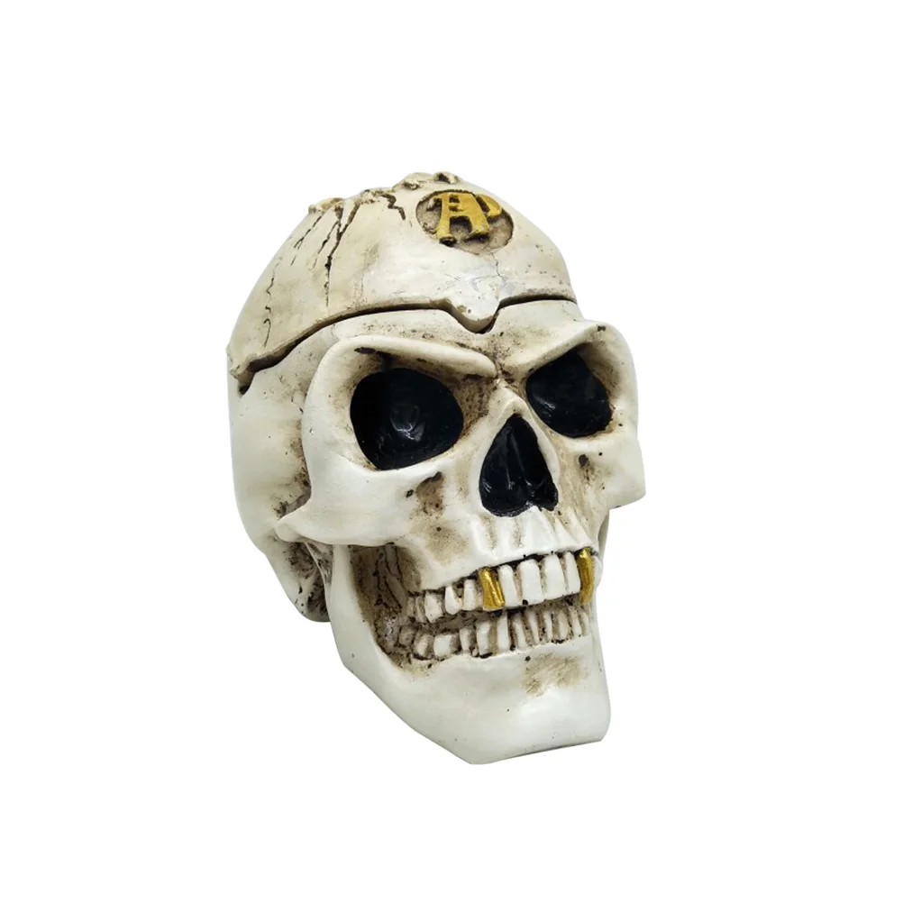 

Creative Ashtray Skeleton Character Home Ornaments Resin Skull Halloween Decoration Bar Accessories
