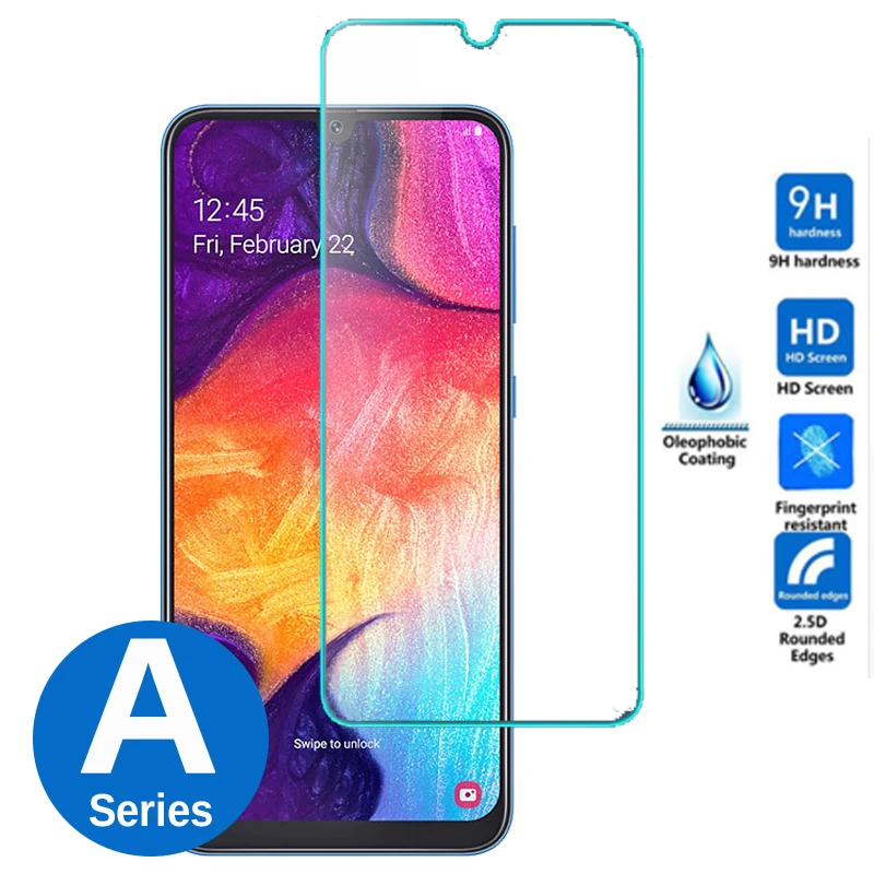 Закаленное стекло для Samsung Galaxy A50 Защитная пленка экрана на Samsun A10 A20 A30 A40 A60 A70 A80 A90 |