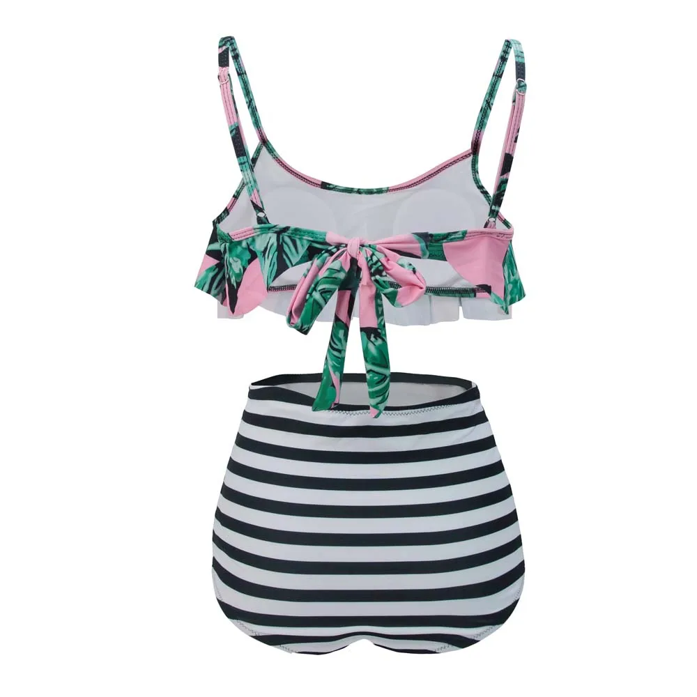 Two Piece Bikini Set, Cute High Waisted Bathing Suits Ladies Swimwear Women Swim Suit.other2