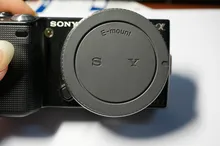 Rear Lens Cap Cover font b Camera b font Front Body Cap For Sony E Mount