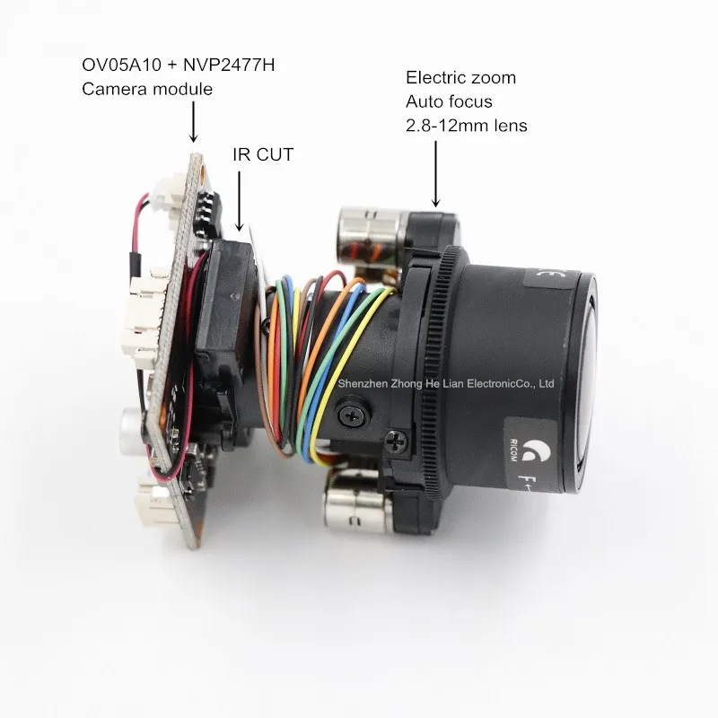 1944 P высокого CCTV Камера SONY 1/2. " CMOS IMX326+ NV2477H HD 500 Мегапиксели 2,8-12 мм зум-объектив для AHD-H/TVI/ CVI/CVBS 4 в I Камера