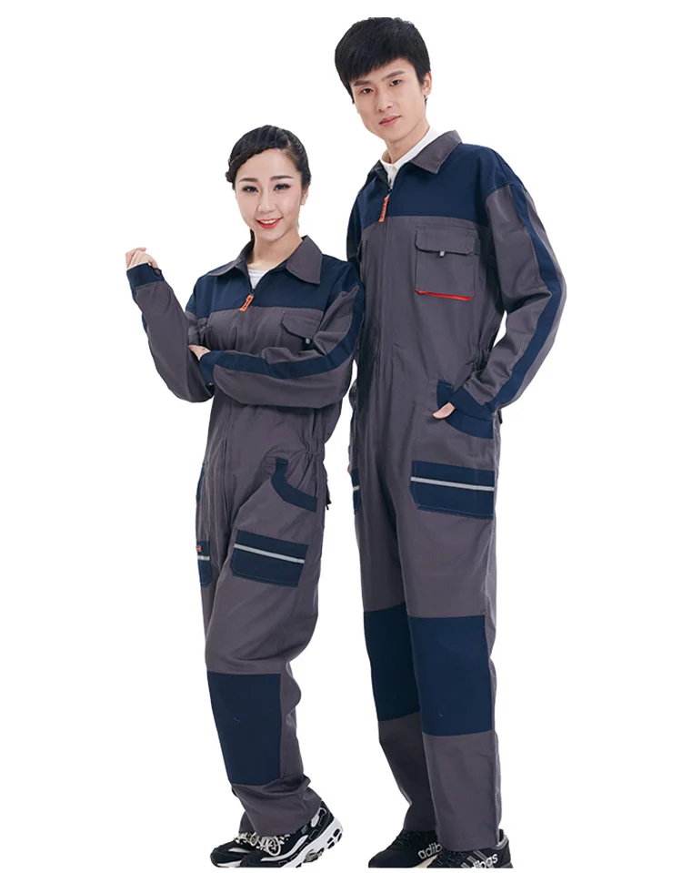 Men Women Overalls Labor protective Work clothing Dust-proof Comfortable Breathable Machine Auto repair Long-sleeve Coveralls  (1)