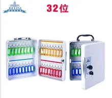 Special Price Key Cabinet Lockable Metal Box With 32 Tags Wall Mounted Security Key Storage For Property Management Company Home Office