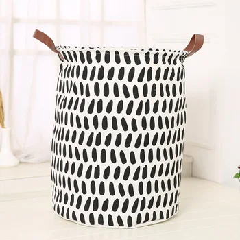 

Sale Large Capacity Kids Room Toys Storage Canvas Laundry Basket Drawstring Bag#