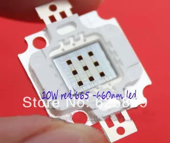 

10pcs 10W High power LED Deep red 655-660nm plant growth promoting