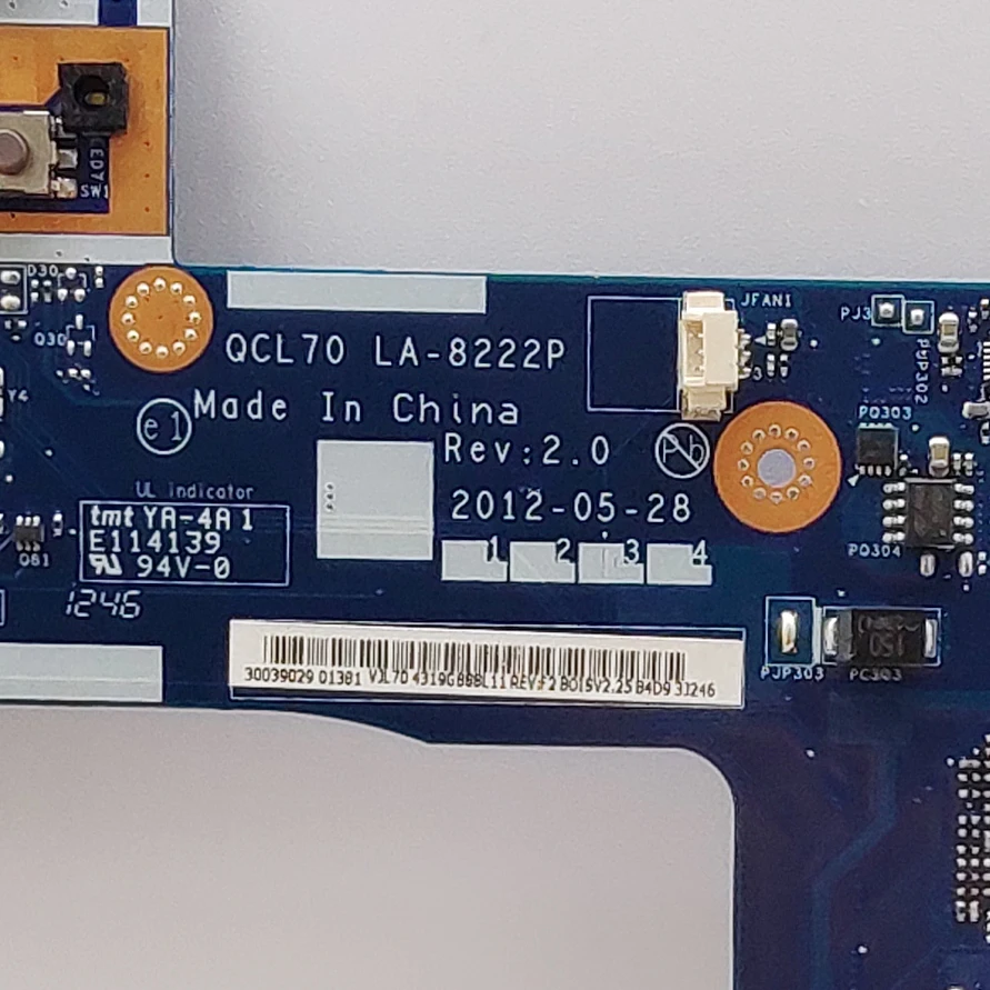 KEFU QCL70 LA-8222P REV2.0 محمول اللوحة الأم ل ASUS K75VJ K75VM R700VJ K75V K75 اختبار اللوحة الأصلية GT630M/GT635M-2GB