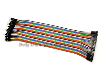 

5PCS/LOT DuPont 40P rehearsals line to female adapter cable bread line a row of long 21CM 40P