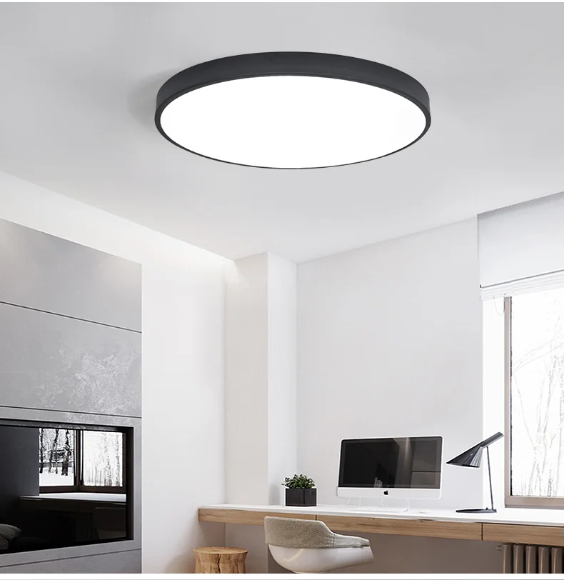 Luzes de Teto Lâmpada do Teto Ultra-fino para Cozinha Sala de Jantar Sala de Estar Luminária de Iluminação para Casa Modernas Redondas Led 5 High Quality lamps for kitchen