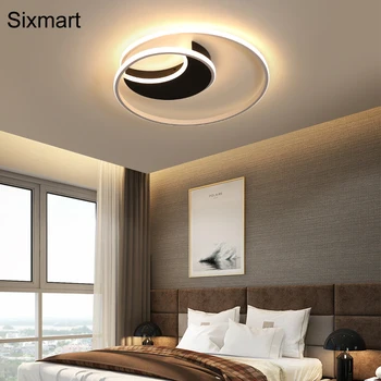 

Sixmart Bedroom ceiling lamp household simple modern warm room lamp led small bedroom creative personality book lamps