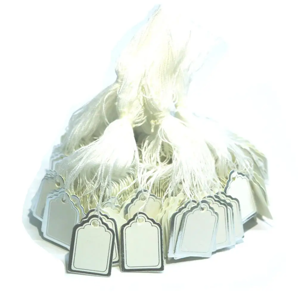

New Arrival Jewelry Organizer Gift Free Shipping Wholesale 1000pcs 23*18mm Label Tie String Price Display Tags,jewelry
