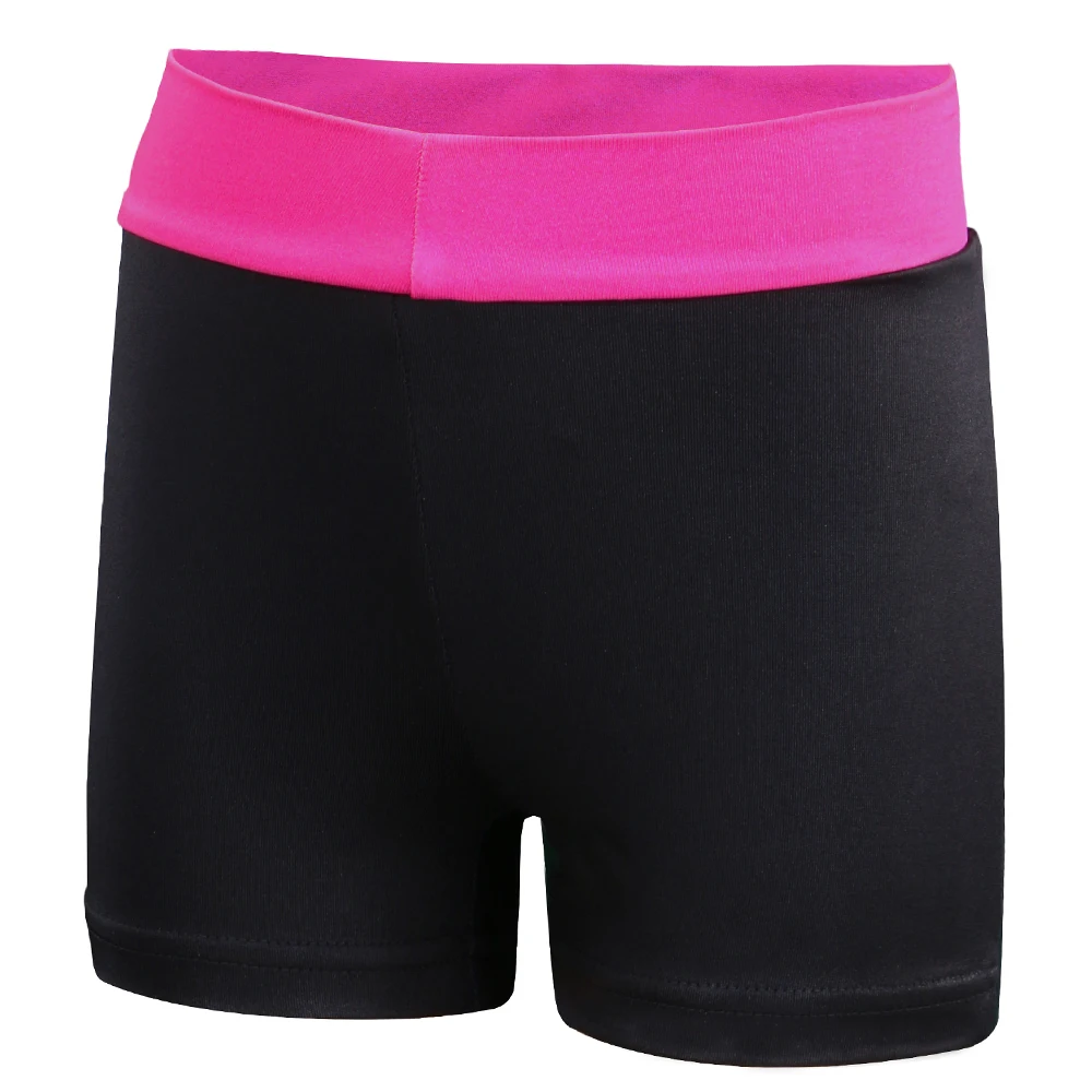 Baby Kid Girls Shiny Stretchy Hot Pants Shorts Ballet Gymnastics Dancing Pants