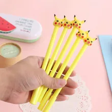 Горячая kawaii желтый Мышь шариковая студенческие ручки Шариковая ручка для школы офиса обучения Канцтовары оптом