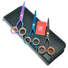 5.5 pulgadas 15.5 cm barberos tijeras peluquería tijeras de pelo de corte de pelo corte tijeras jp440c 3 colores opcionales 1 pcs ha0077