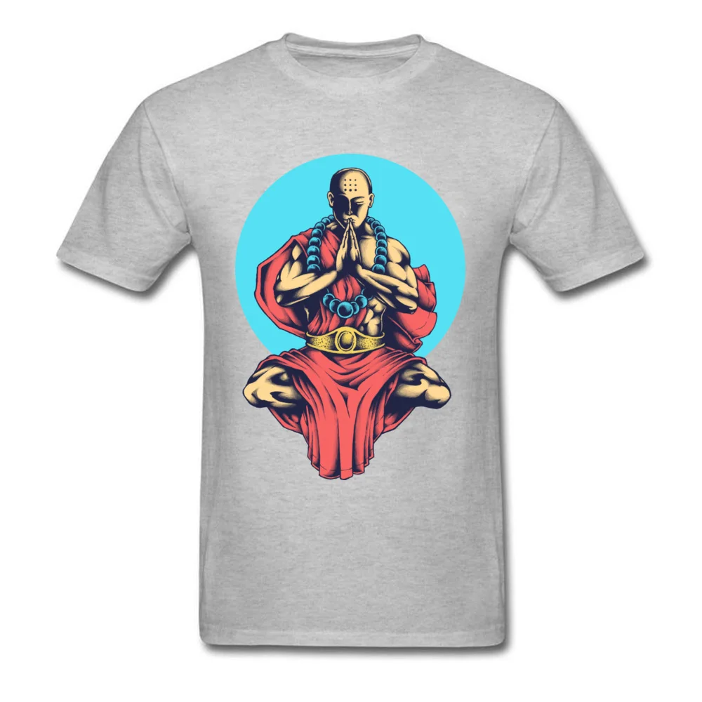 Inner Peace cosie Tops T Shirt Short Sleeve for Men 100% Cotton Summer/Autumn O-Neck T-shirts Casual T-shirts Family Inner Peace grey