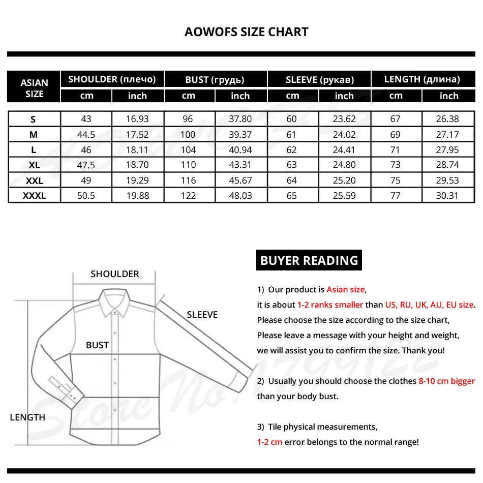 size chart B021