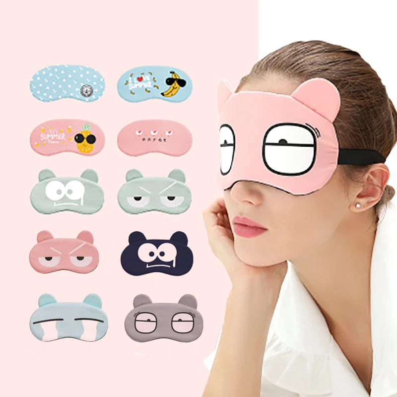 

Novelty Sleeping Eye Mask Travel Sleepwear Blindfold Party Sleep Patch Blinder Eyeshade Cover Shade Cover Rest Relax Soft Padded