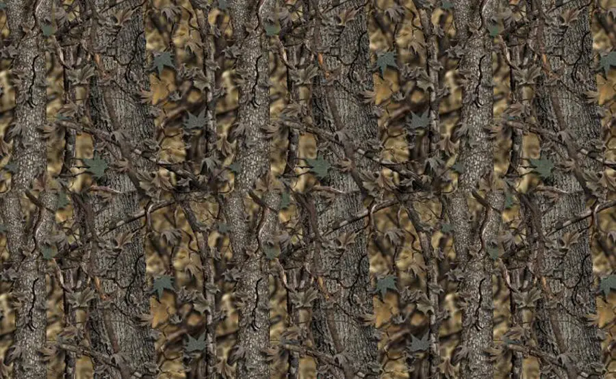 Матовая камуфляжная виниловая пленка Realtree с изображением листьев дерева и дуба