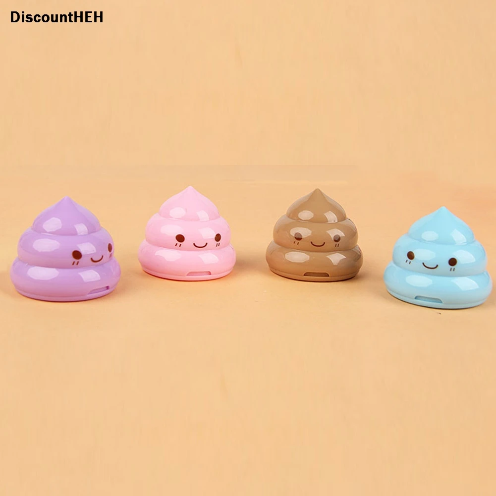 1pcs Funny Pencil Sharpener Double Holes Stationery Student Cute Pencil Sharpeners Kids Gift