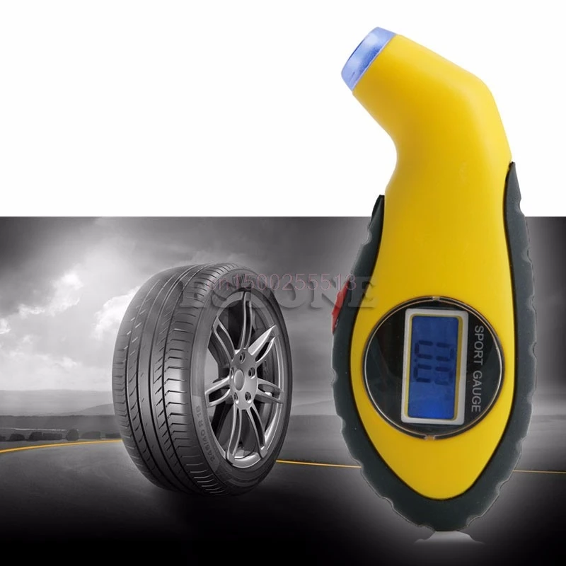 Цифровой измеритель давления в шинах для автомобиля, велосипеда, грузовика, авто, воздуха, PSI метр, тестер, датчик шин