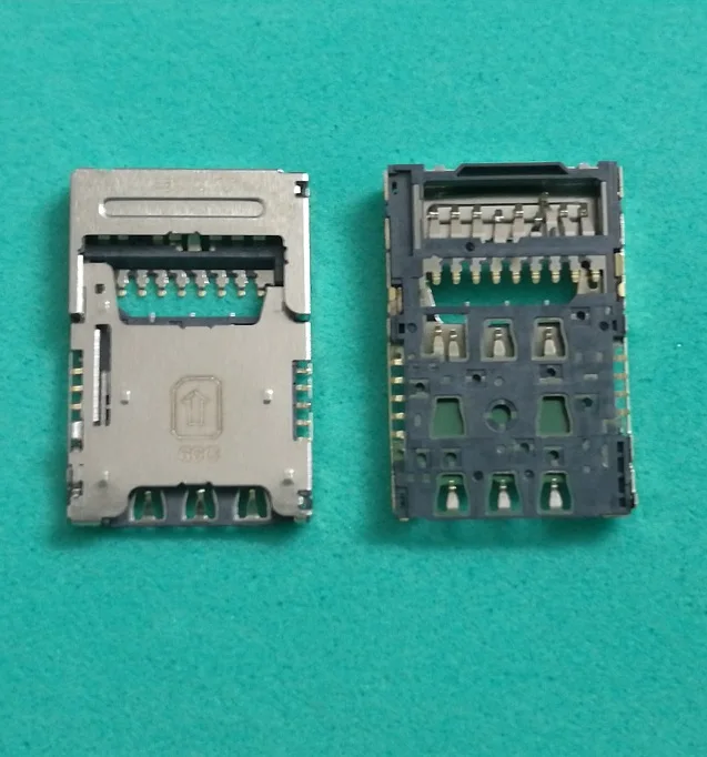 

10pcs/lot Original Sim Card Reader SD Memory Slot Tray Holder For LG V10 H968 H900 H901 VS990 F600L F600K F600S V20 K10 K420N