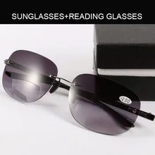 Модные классические мужские и женские солнцезащитные очки черные очки для чтения металлическая рамка очки для чтения