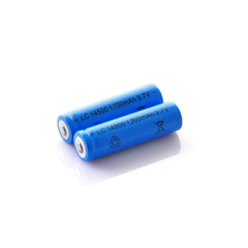 

10X 14500 free shipping 14500 Battery 3.7V 1200 mAh Lithium Li-ion Battery Digital Camera Battery Flashlight Torch Battery
