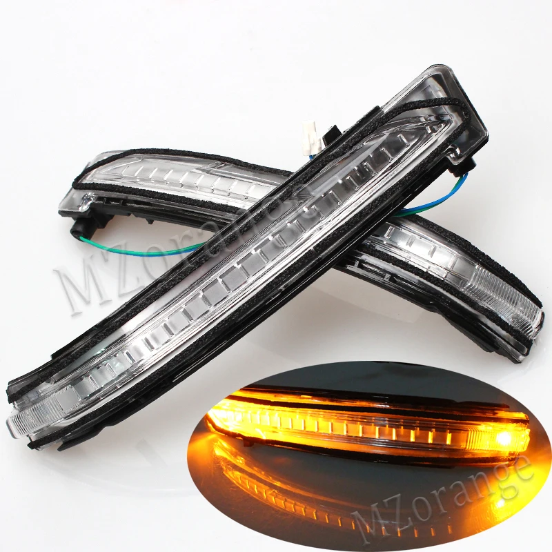 led Rear view Mirror light Turn Signal font b Lamp b font For Nissan X Trail