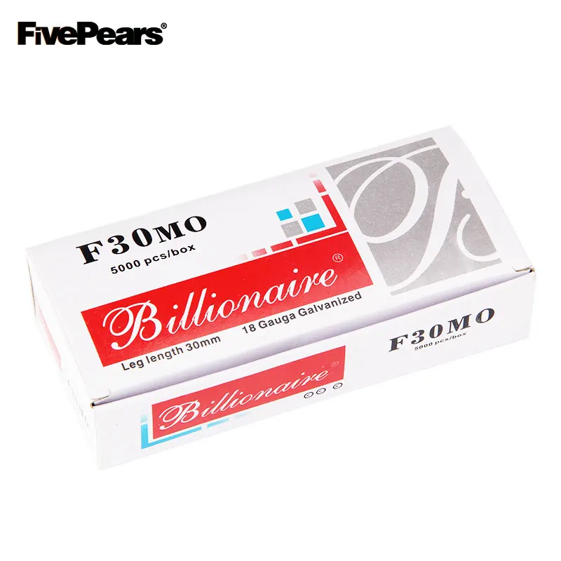 Goedkoop FIVEPEARS F30 Gewijd Straight nail Air gun nagels Timmerwerk Nailgun Van gas rij nail 1 doos 5000 stks
