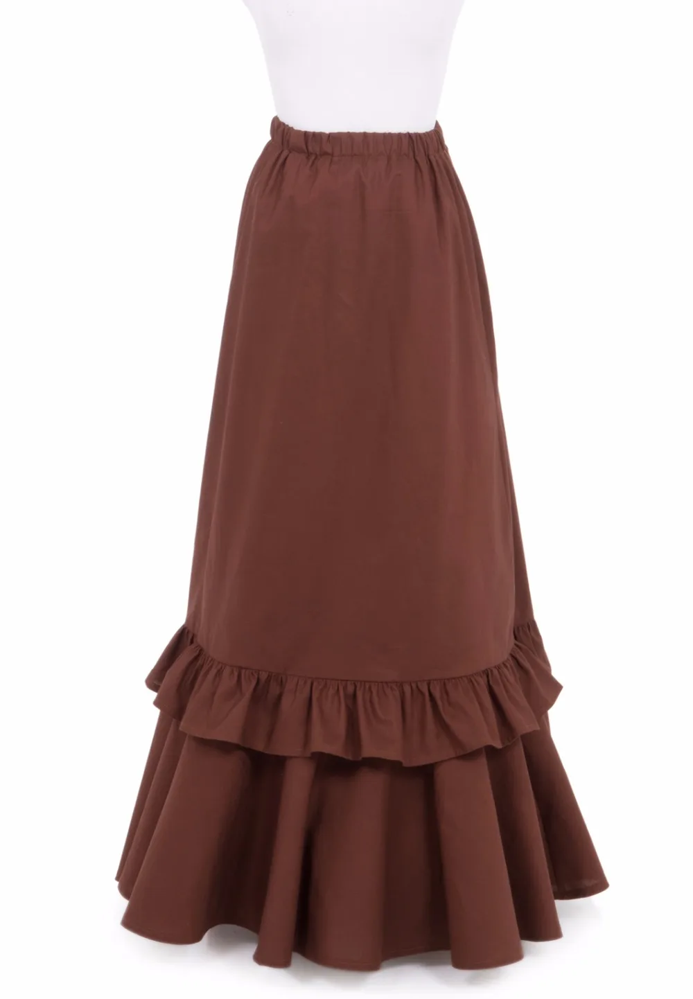 Rachel Mae Edwardian Cotton Skirt Victorian French Pleated Gathered