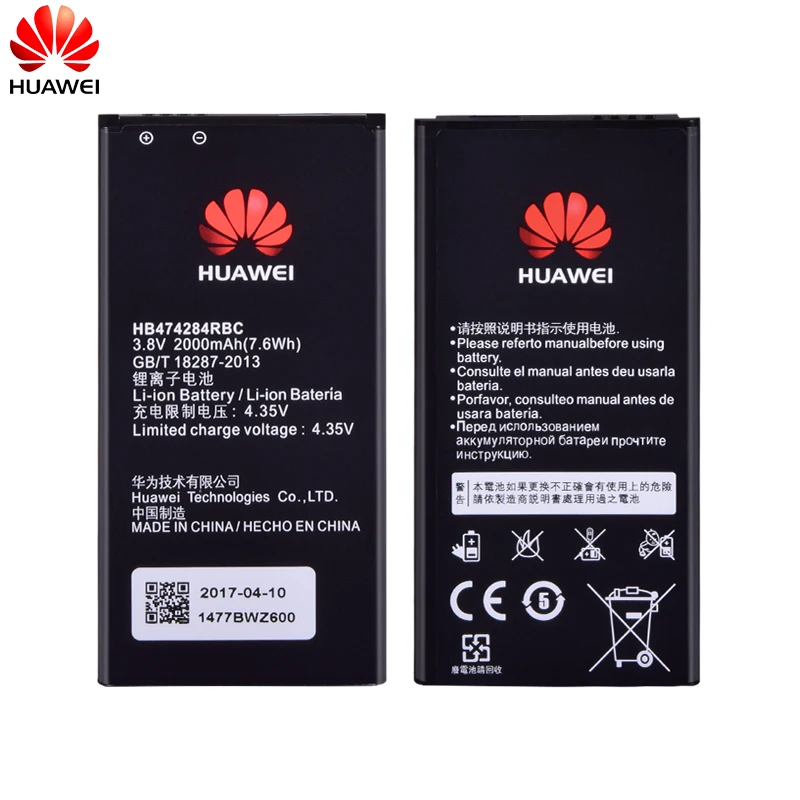 Original HB474284RBC HB3742A0EBC HB366481ECW Battery For Huawei Honor 8 3C Lite 5C P6 G6 G62 y550 y560 y625 y635 C8816 Bateria | Мобильные