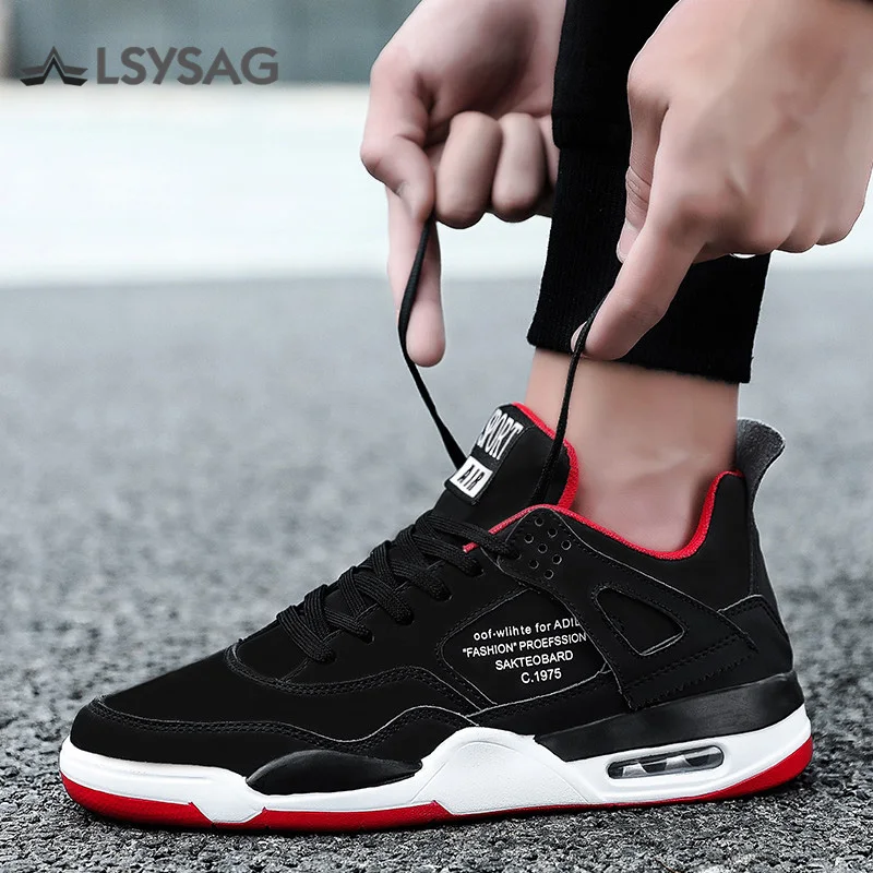 

Men Running Shoes Men Nice Zapatillas Athletic Trainers Suede Sports Shoe Air Cushion Outdoor Jogging Walking Sneakers