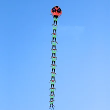 Высокое качество 12 м воздушный змей в виде сороконожки большой летучие змеи с ручкой линии Рипстоп нейлон Открытый летающие игрушки мощность воздушный змей Вэйфан