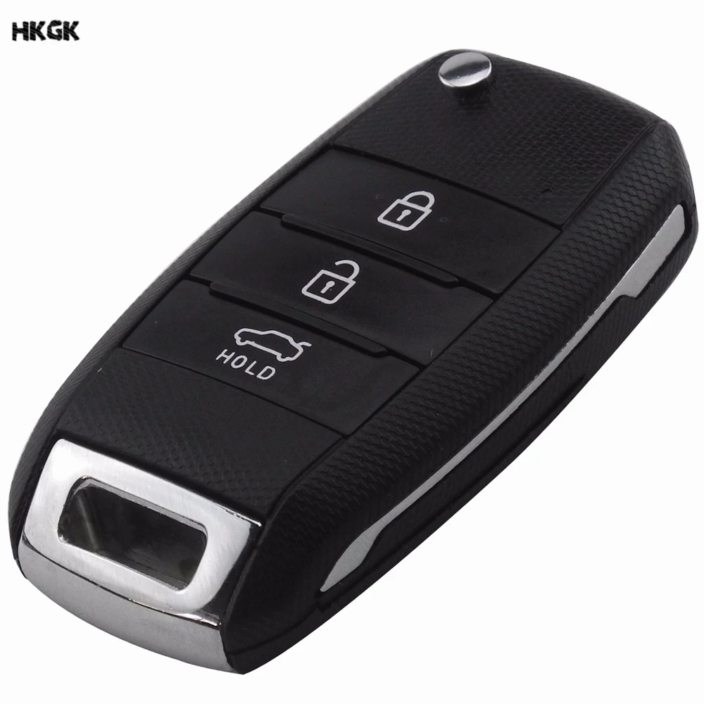 Сменный складной пульт дистанционного управления для KIA K2 K3 K5 Carens Cerato Forte|Ключ от