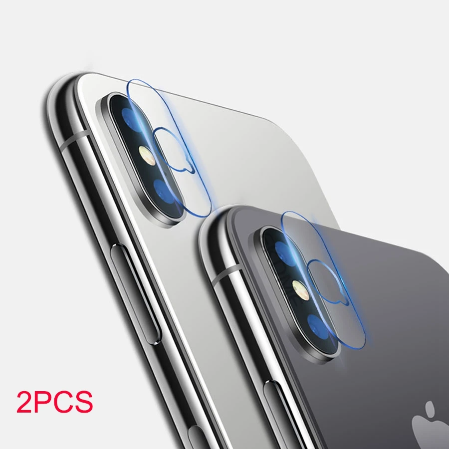 

2PCS Back Camera Lens Tempered Glass For IPhone XS Max XR Protective Film For IPhone XS X 7 8 6 6S Plus Protector Cover Film